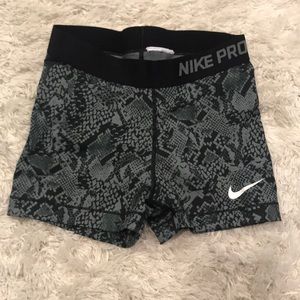 Nike pro compression shorts